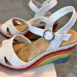 New SO sandal wedge heels